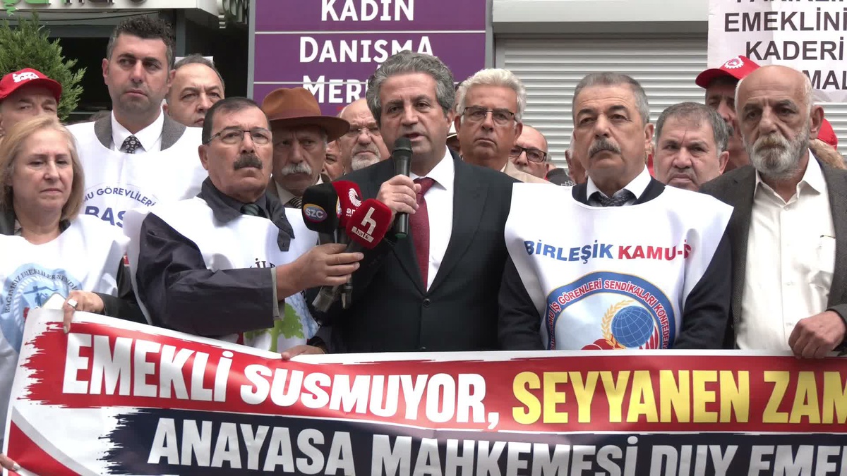 Seyyanen zam mağduru emekliler Ankara'da 25 bin TL eksik maaş için karar istedi