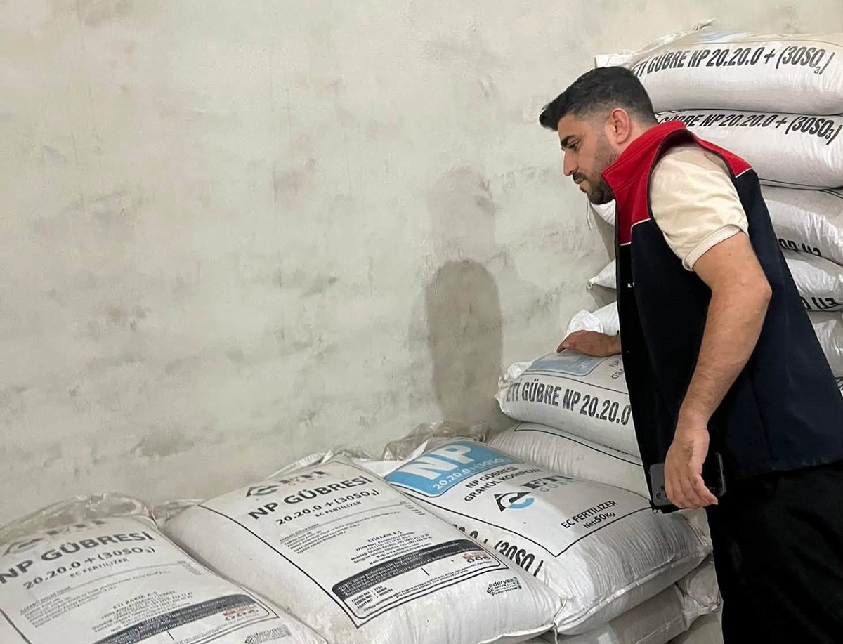 Şırnak Cizre’de gübre bayileri Tarım ve Orman Müdürlüğü ekiplerince denetlendi
