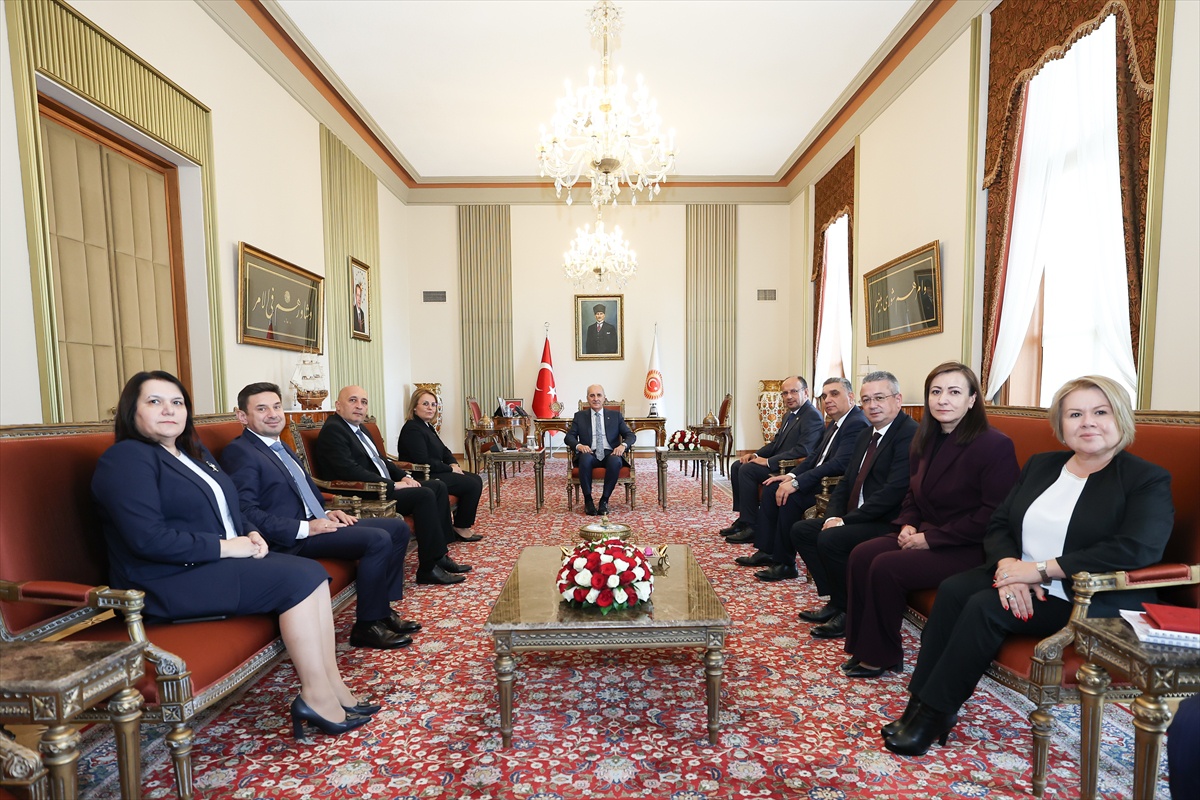 TBMM Başkanı Kurtulmuş, Bulgaristan Meclisi Başkanvekili Sabri ve heyetini kabul etti