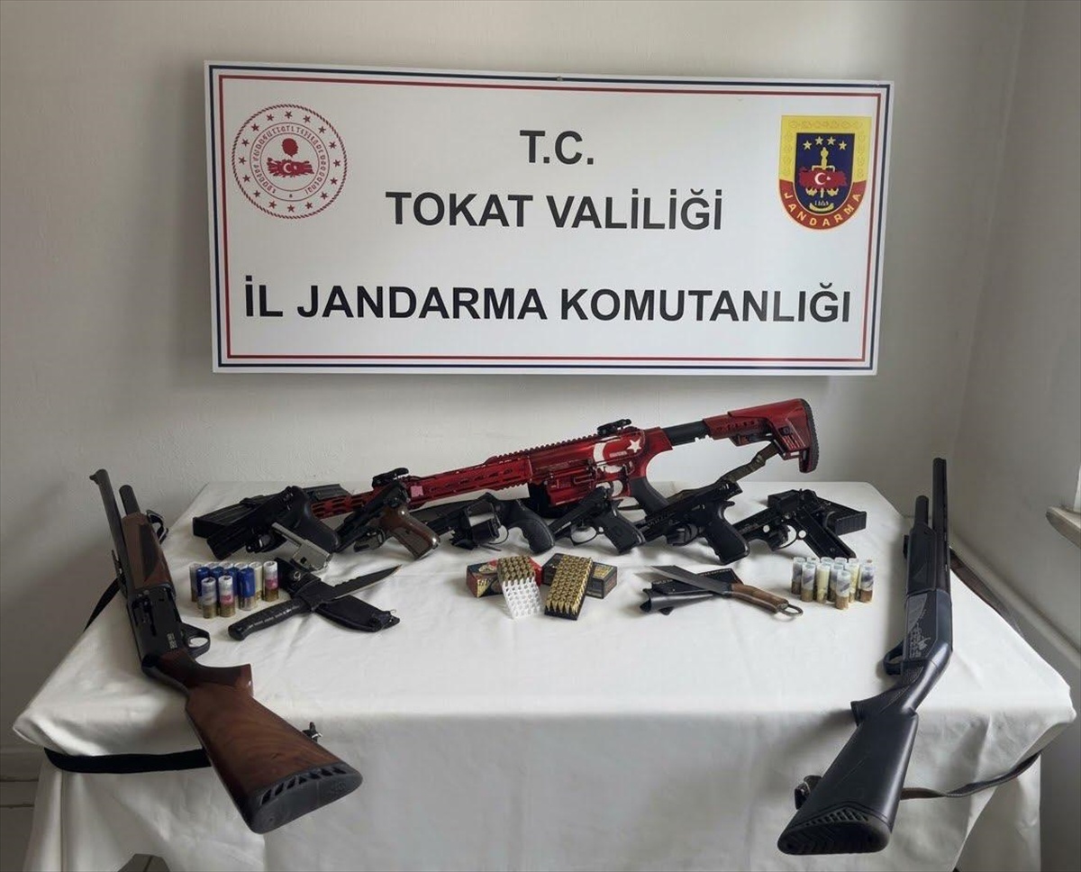 Tokat'ta silah operasyonunda 32 av tüfeği ele geçirildi, 29 kişi gözaltına alındı