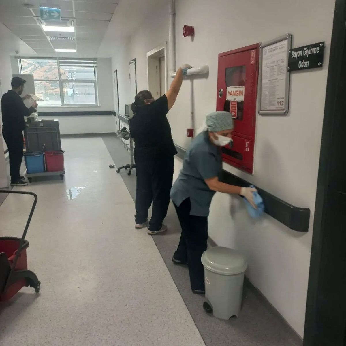 ADÜ Hastanesi'nde hematoloji servisi hasta güvenliği için dezenfekte edildi
