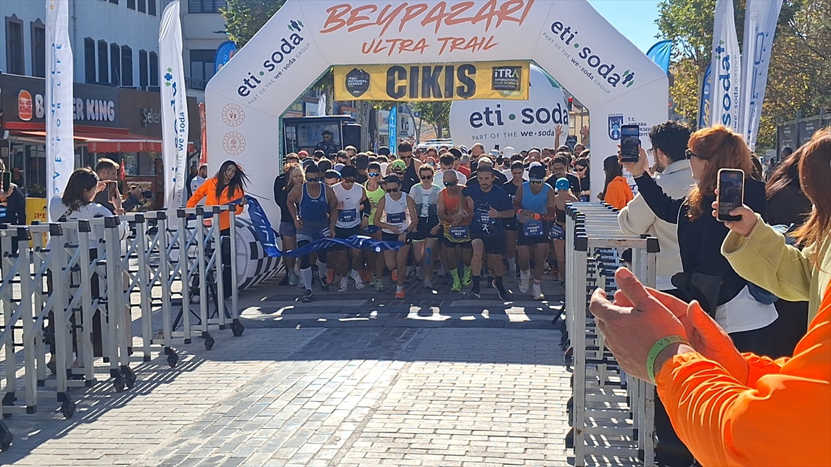 Ankara Beypazarı'nda ikinci Ultra Trail Yarışması'na yaklaşık 120 sporcu katıldı
