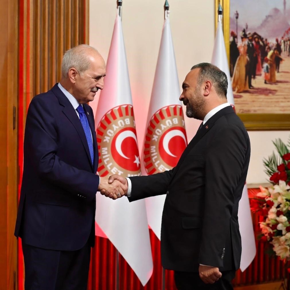 BARÜ Rektörü Akkaya, TBMM yasama yılı açılış resepsiyonunda üniversiteyi temsil etti