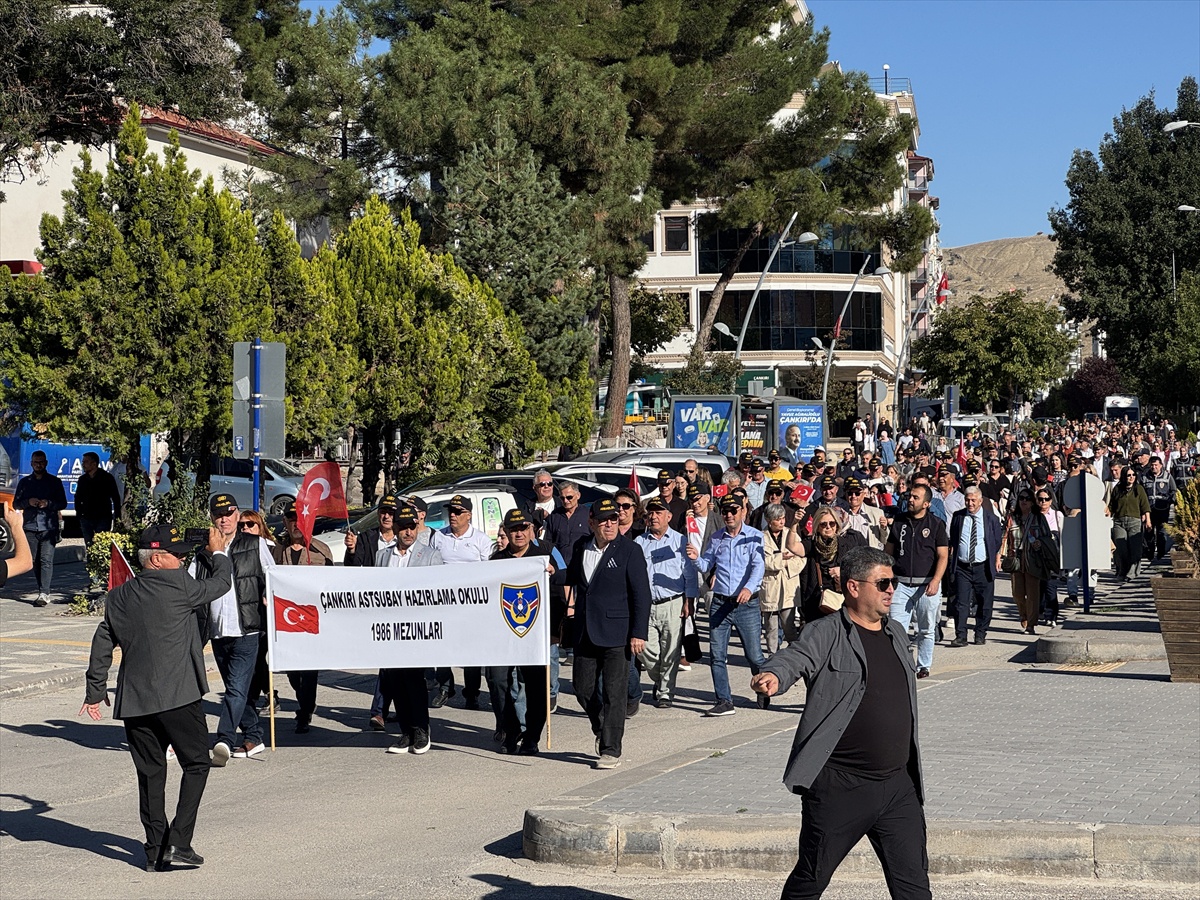 Çankırı Astsubay Hazırlama Okulu mezunları, 40. yılda yaklaşık 250 kişiyle buluştu