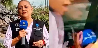 Canlı yayında korku dolu anlar: Haber sunarken canından oluyordu