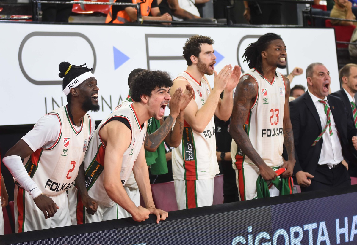 Karşıyaka, seyircisiz maçta Galatasaray'ı uzatmada 87-81 yendi
