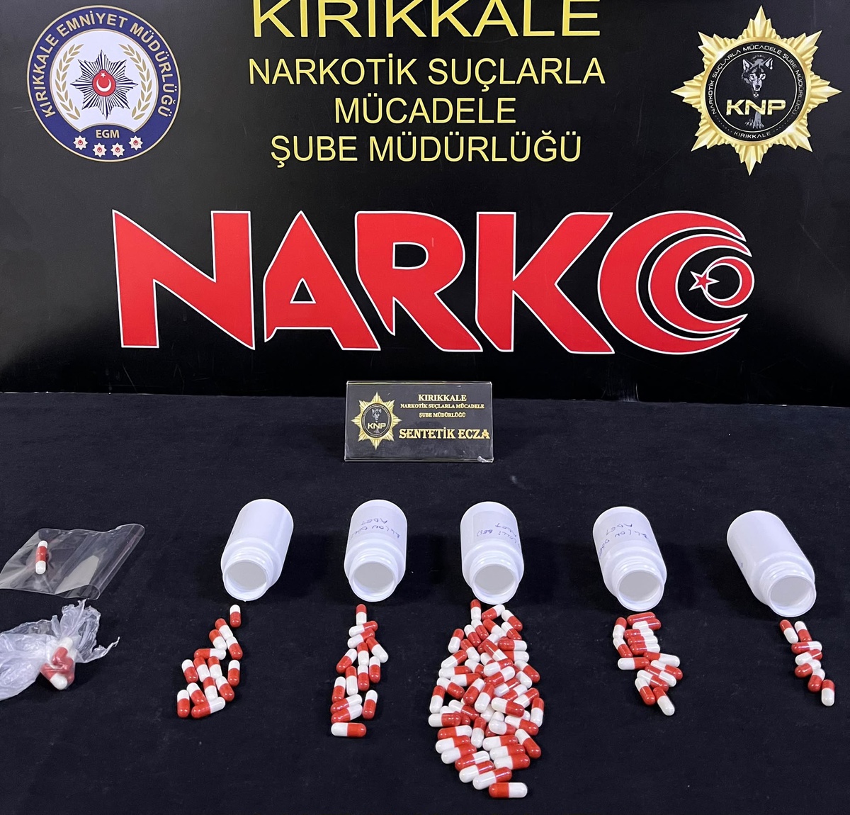 Kırıkkale'de narkotik operasyonunda 110 sentetik ele geçirildi, 3 şüpheli tutuklandı