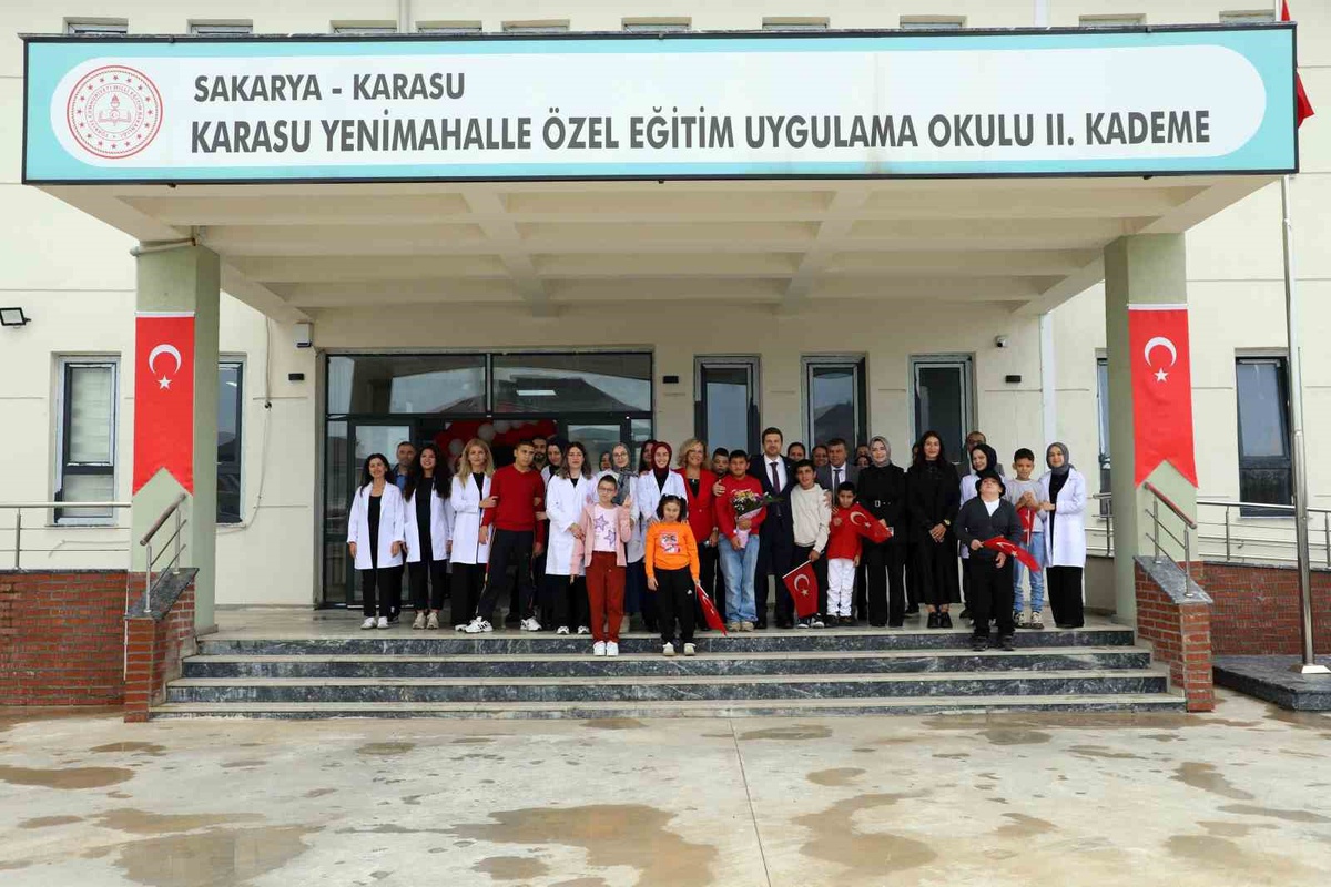 Sakarya Karasu'da özel eğitim okulunda 7 sınıfta 30 engelli öğrenci eğitim görüyor