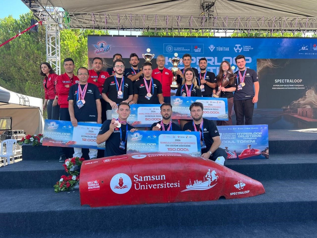 Samsun Üniversitesi TEKNOFEST 2026 ve ISIF'26'da toplam 12 ödül kazandı