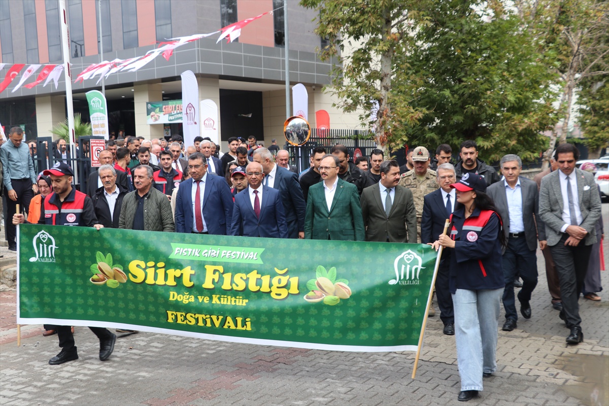 Siirt'te fıstık festivali düzenlendi, bu yıl yaklaşık 32 bin ton rekolte bekleniyor