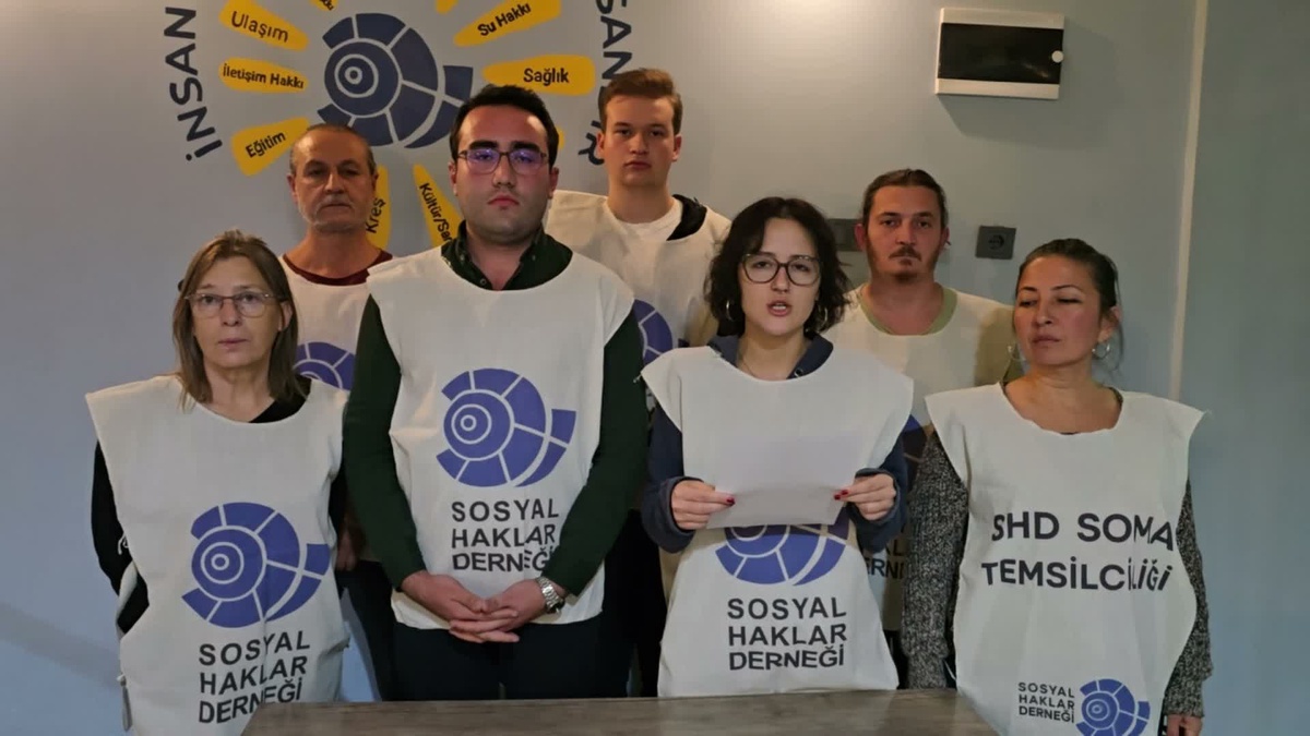 Sosyal Haklar Derneği Soma'da 5 işçinin ölümünde sorumlulara ceza verilmesini istedi