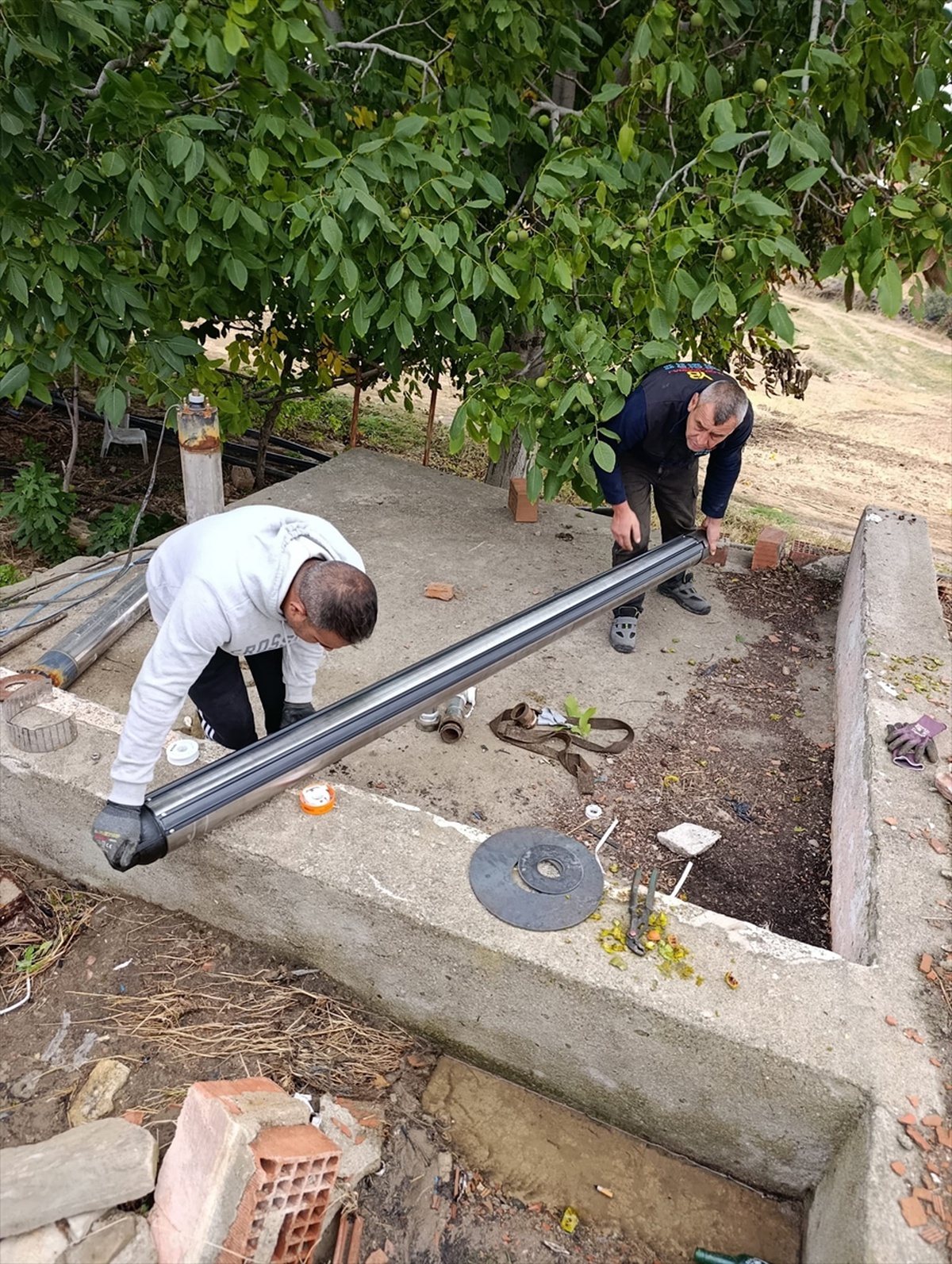 Uzunköprü Süleymaniye'de içme suyu sorunu yeni pompayla çözüldü
