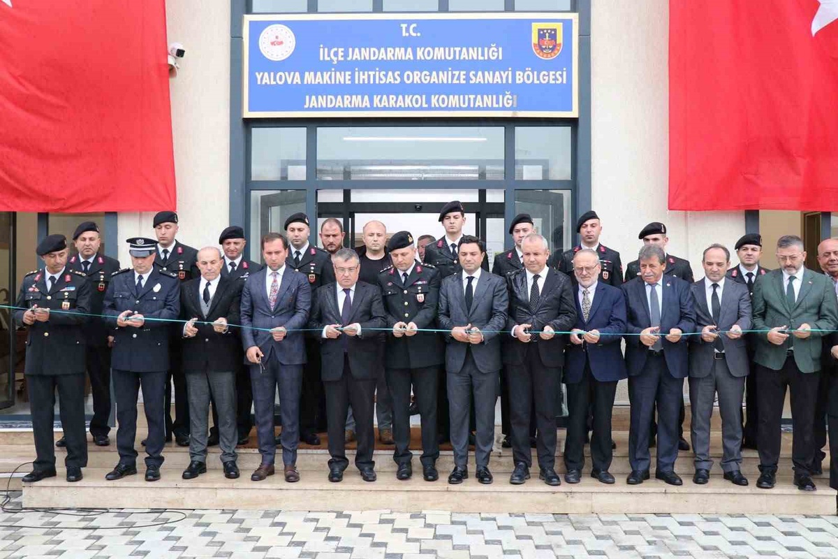 Yalova Makine İhtisas OSB'deki karakol için açılış töreni düzenlendi