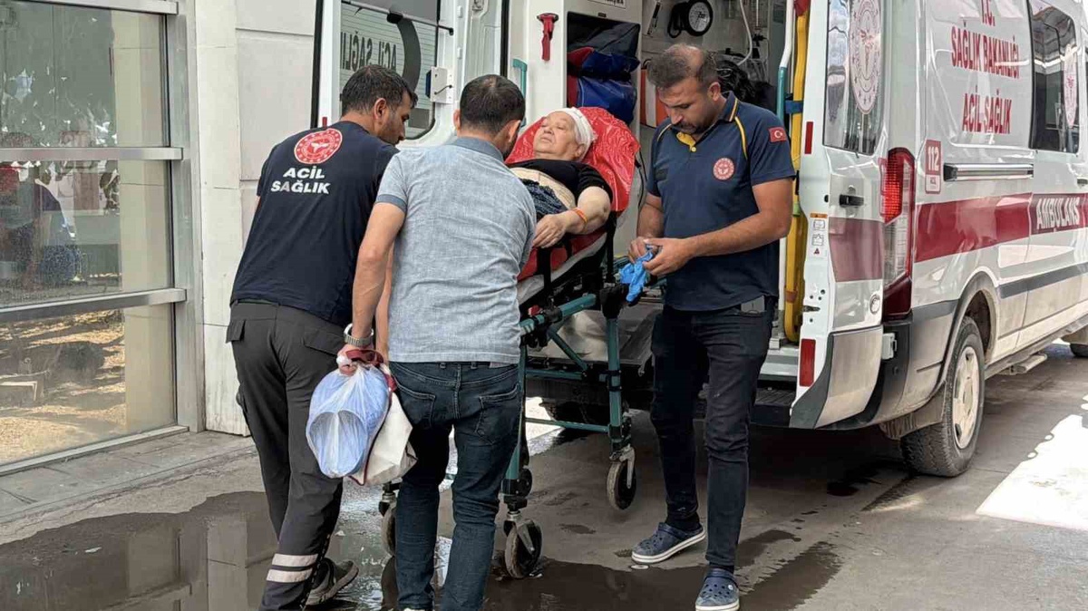 Adıyaman'da 65 yaşındaki kadın, elinden düşen bıçakla ayağından yaralandı