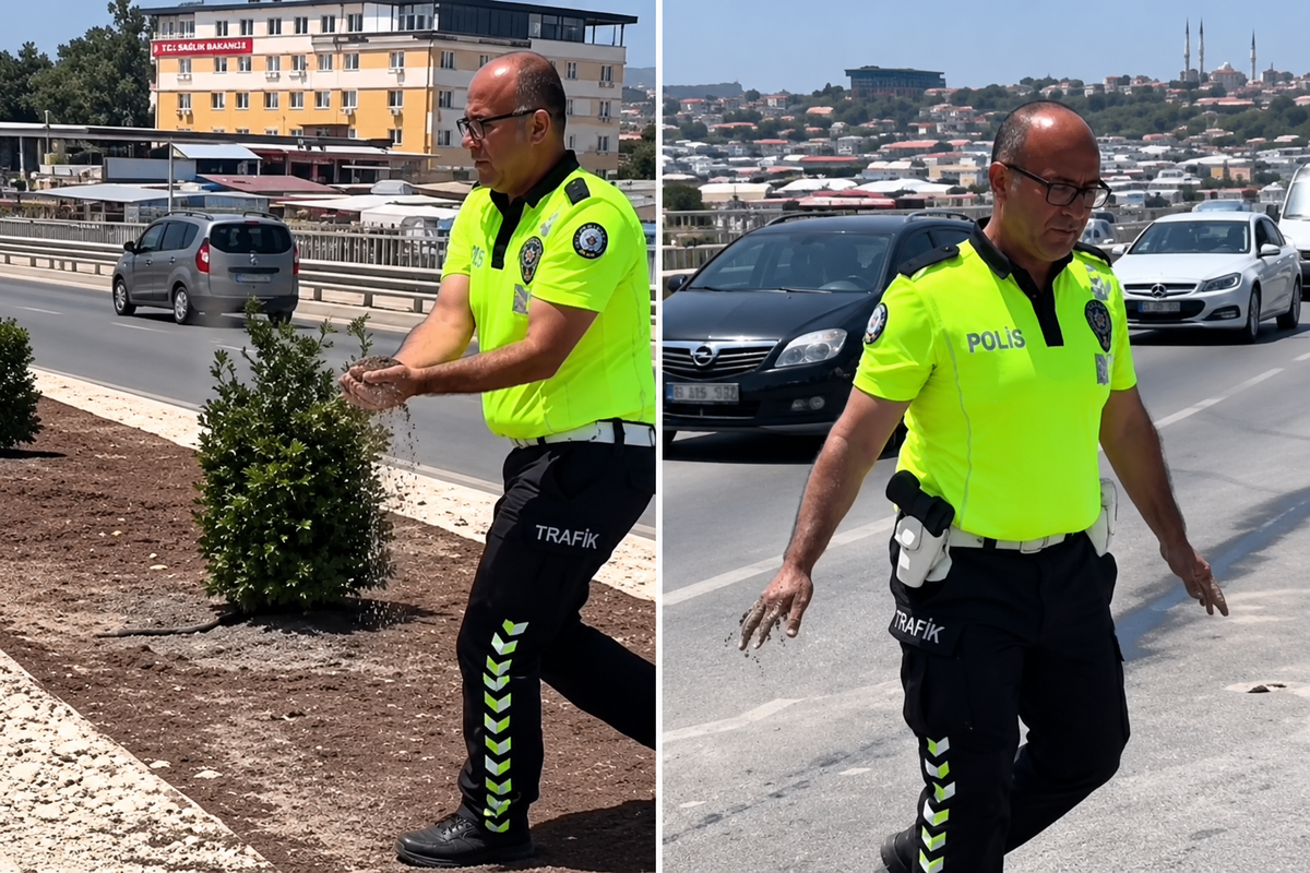 Hatay'da polisin yaptığı hareket Bakan Mustafa Çiftçi'yi duygulandırdı