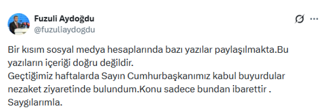 “Akın Gürlek’in yerine geçecek” denilen  HSK Başkanvekili Fuzuli Aydoğdu sessizliğini bozdu