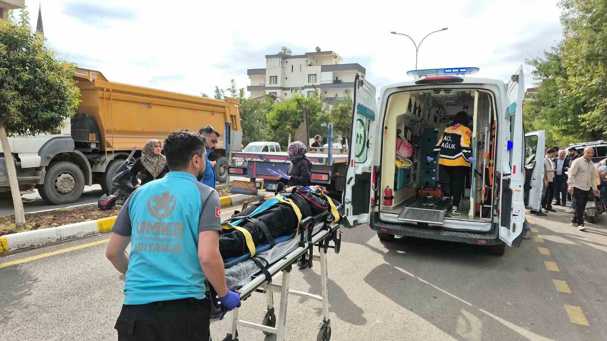 Adıyaman'da iki motosikletin çarpıştığı kazada 1 kişi yaralandı