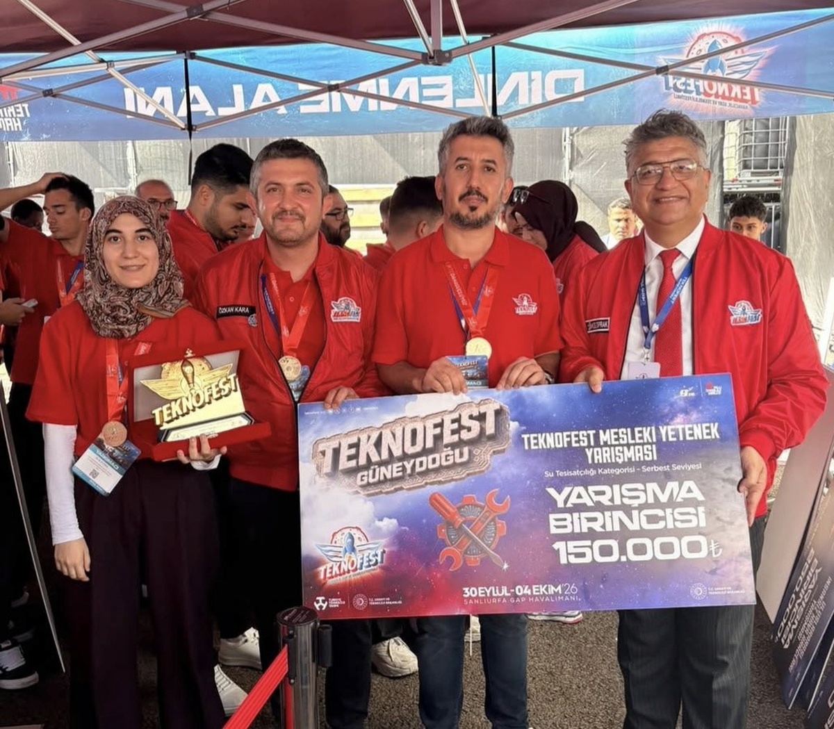 DPÜ HİLAL Takımı TEKNOFEST 2026 Mesleki Yetenek Yarışması'nda 94,68 puanla birinci oldu.