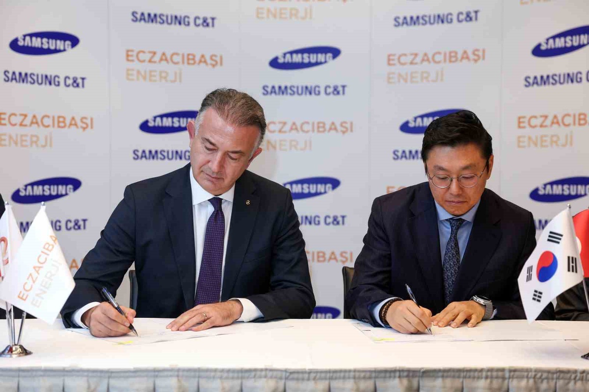 Eczacıbaşı Enerji ve Samsung C&T İstanbul'da yenilenebilir enerji anlaşması imzaladı
