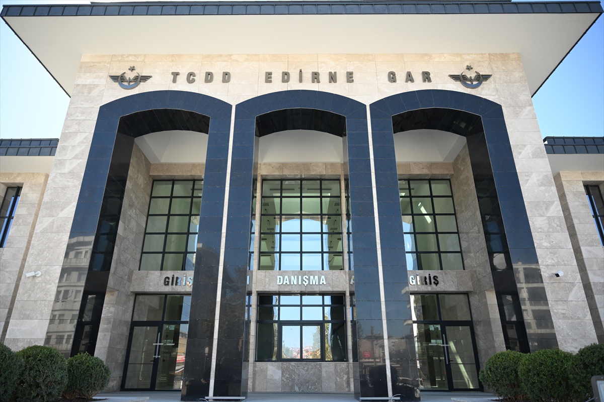 Edirne'nin yeni gar binası tamamlandı, Çerkezköy-Kapıkule kesimi 9 Ekim'de açılacak