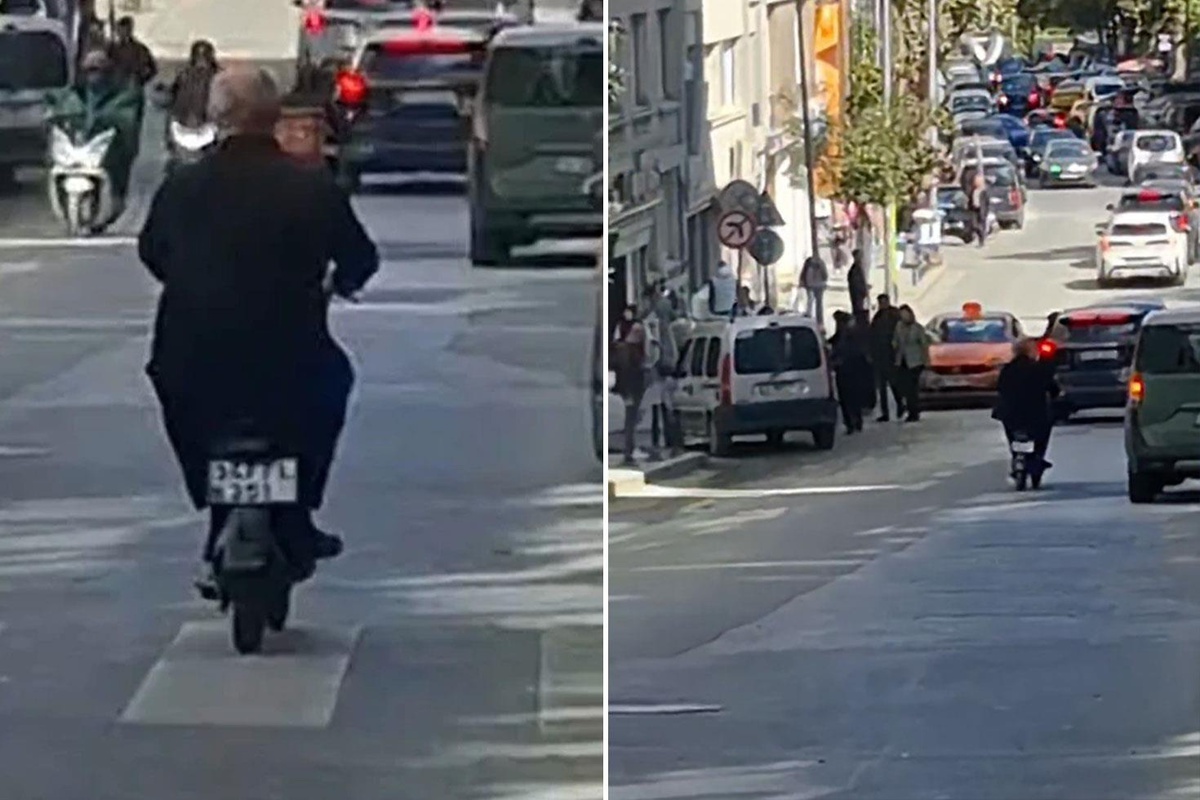 Halit Ergenç'ten İstanbul trafiğine scooterlı çözüm