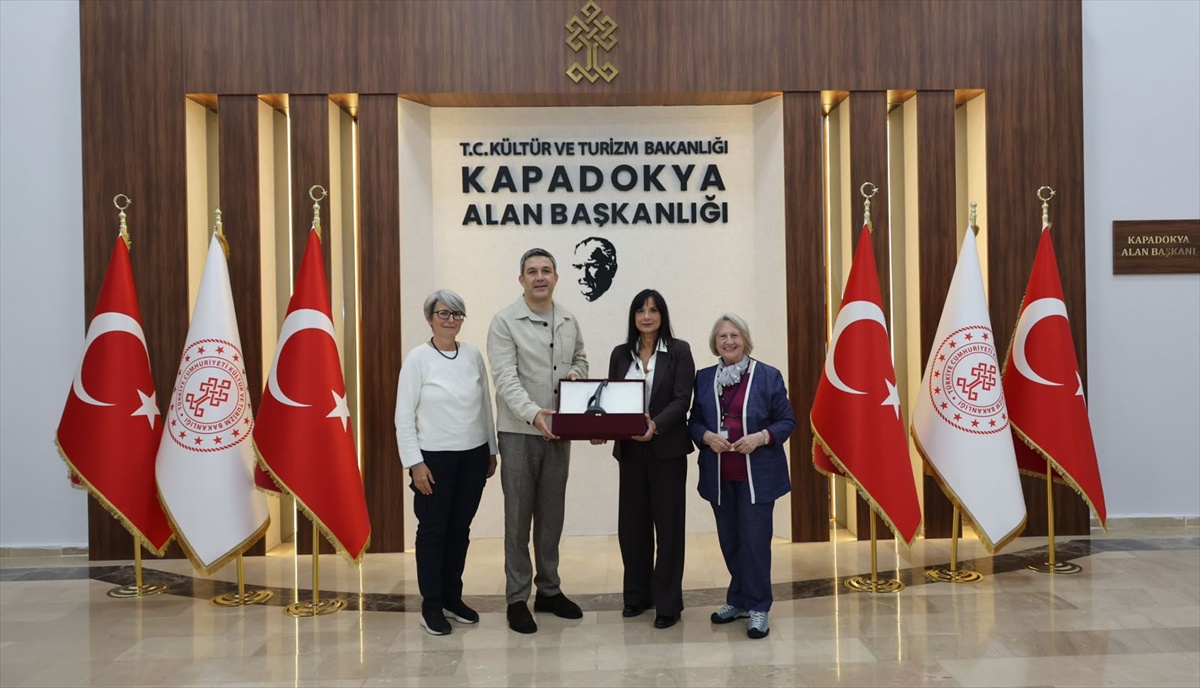 Kapadokya Alan Başkanı Aslanbay, İtalya'daki Tuscia Üniversitesi heyetiyle görüştü