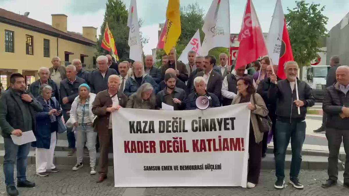 Samsun Emek ve Demokrasi Güçleri, Soma'da 5 işçi için yargılama, kamulaştırma istedi