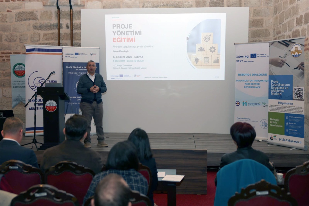 Trakya Üniversitesinin katıldığı DIALOGUE projesinde proje yönetimi eğitimi başladı