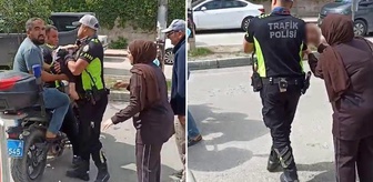 Bilinci kapanan bebeği motosikletle hastaneye yetiştiren polise Bakan Çiftçi'den teşekkür