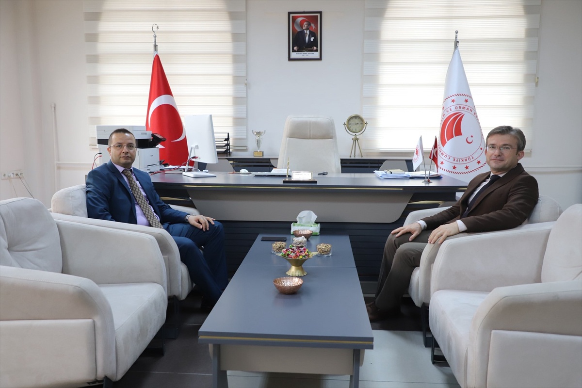 Cizre Kaymakamı Baycar, Tarım ve Orman İlçe Müdürü Fındık ile görüştü