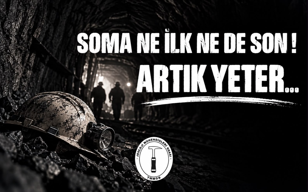 Jeoloji Mühendisleri Odası Soma'da 5 işçinin öldüğü göçükte adil soruşturma istedi