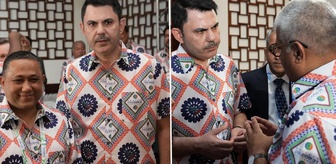 Bakan Murat Kurum Fiji'de geleneksel gömleğiyle dikkat çekti