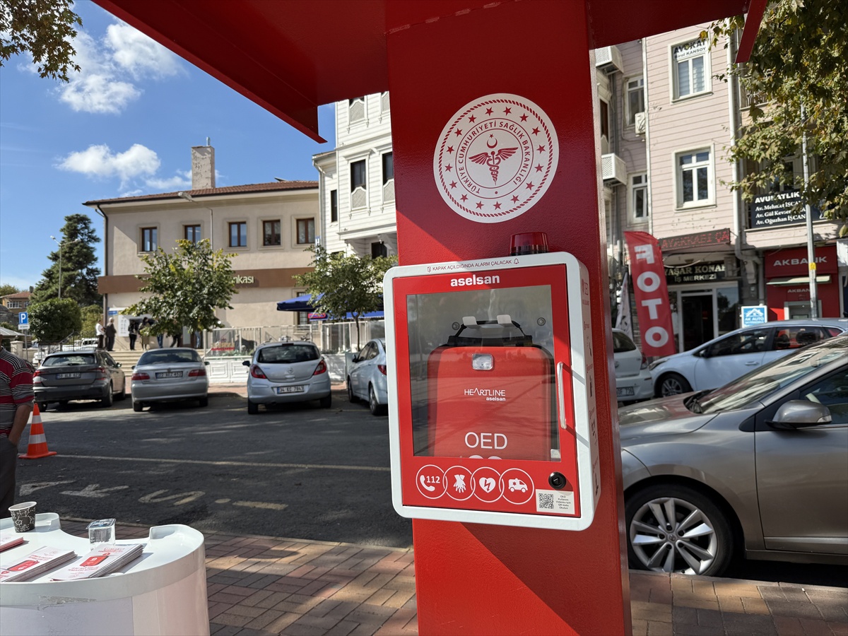 Tekirdağ'da 3 noktaya kalp durmalarına müdahale için ASELSAN OED cihazları kuruldu