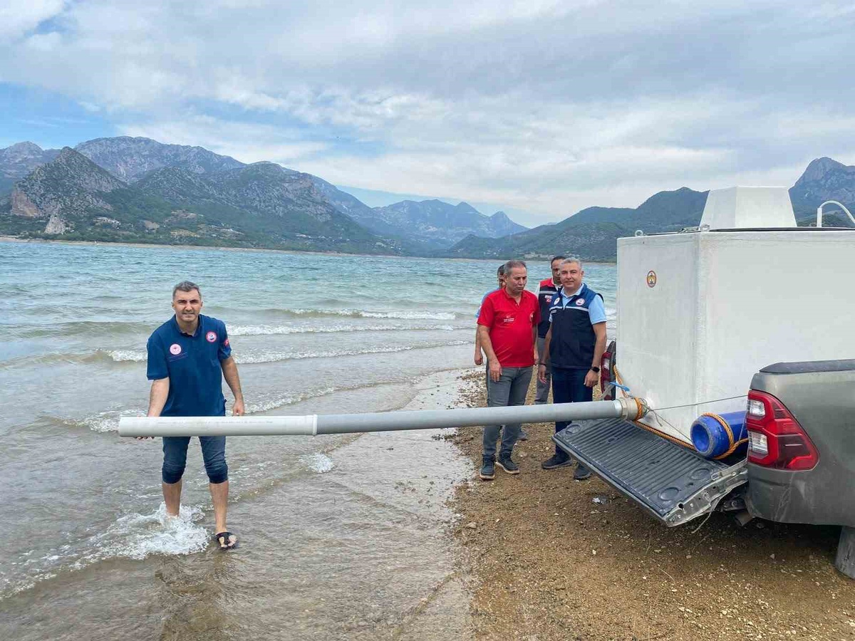 Adana Kozan'da 665 bin pullu sazan yavrusu su kaynaklarına salındı