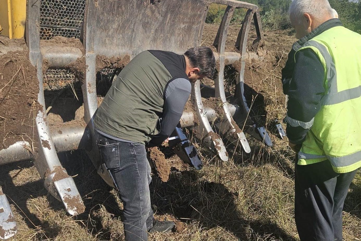 Balıkesir Gönen'de 250 hektarlık endüstriyel plantasyon sahasında inceleme yapıldı