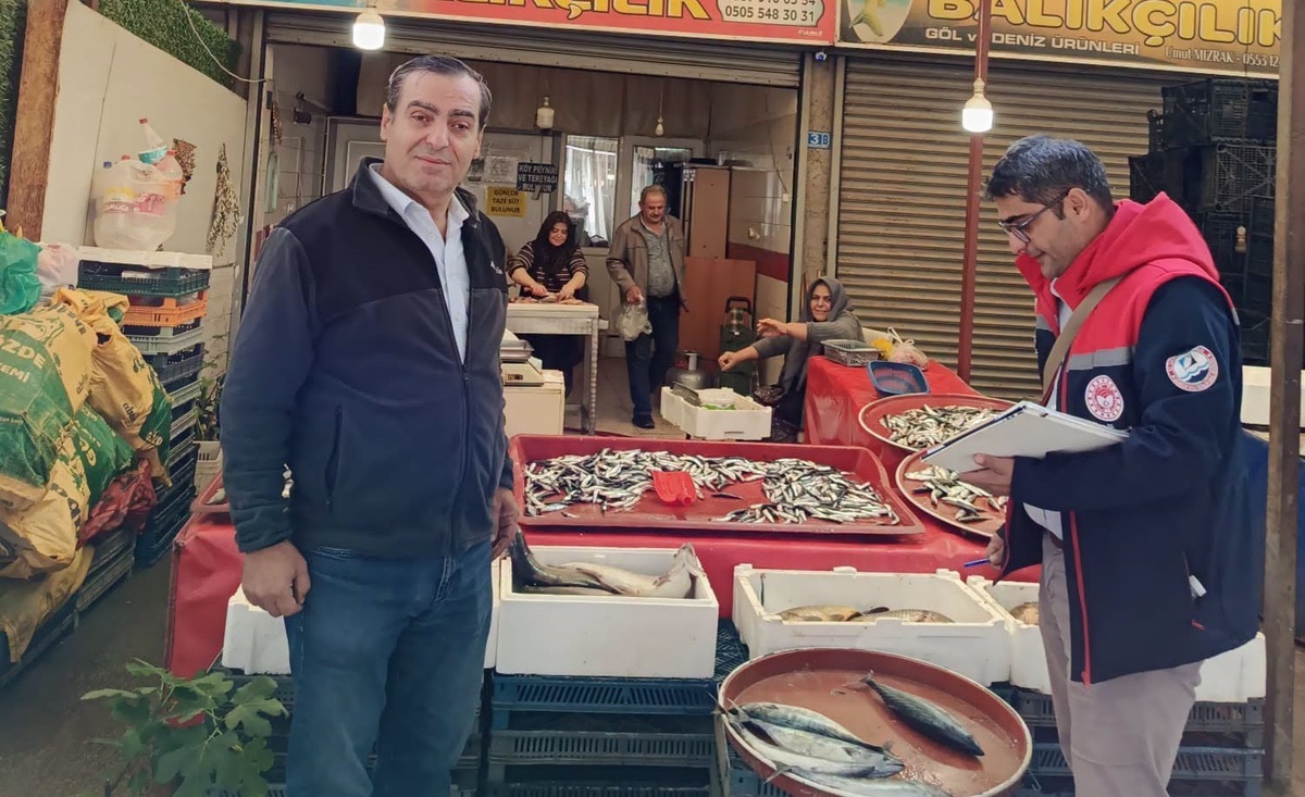 Beyşehir'de su ürünleri satış noktaları 1380 Sayılı Kanun kapsamında denetlendi
