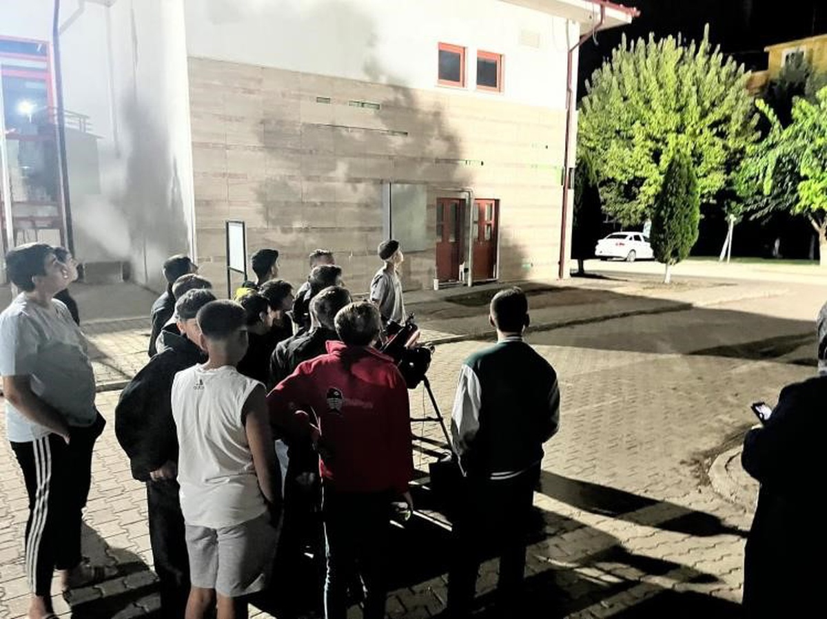 Bilecik'te koruma altındaki çocuklar için uzay ve gökyüzü etkinliği düzenlendi