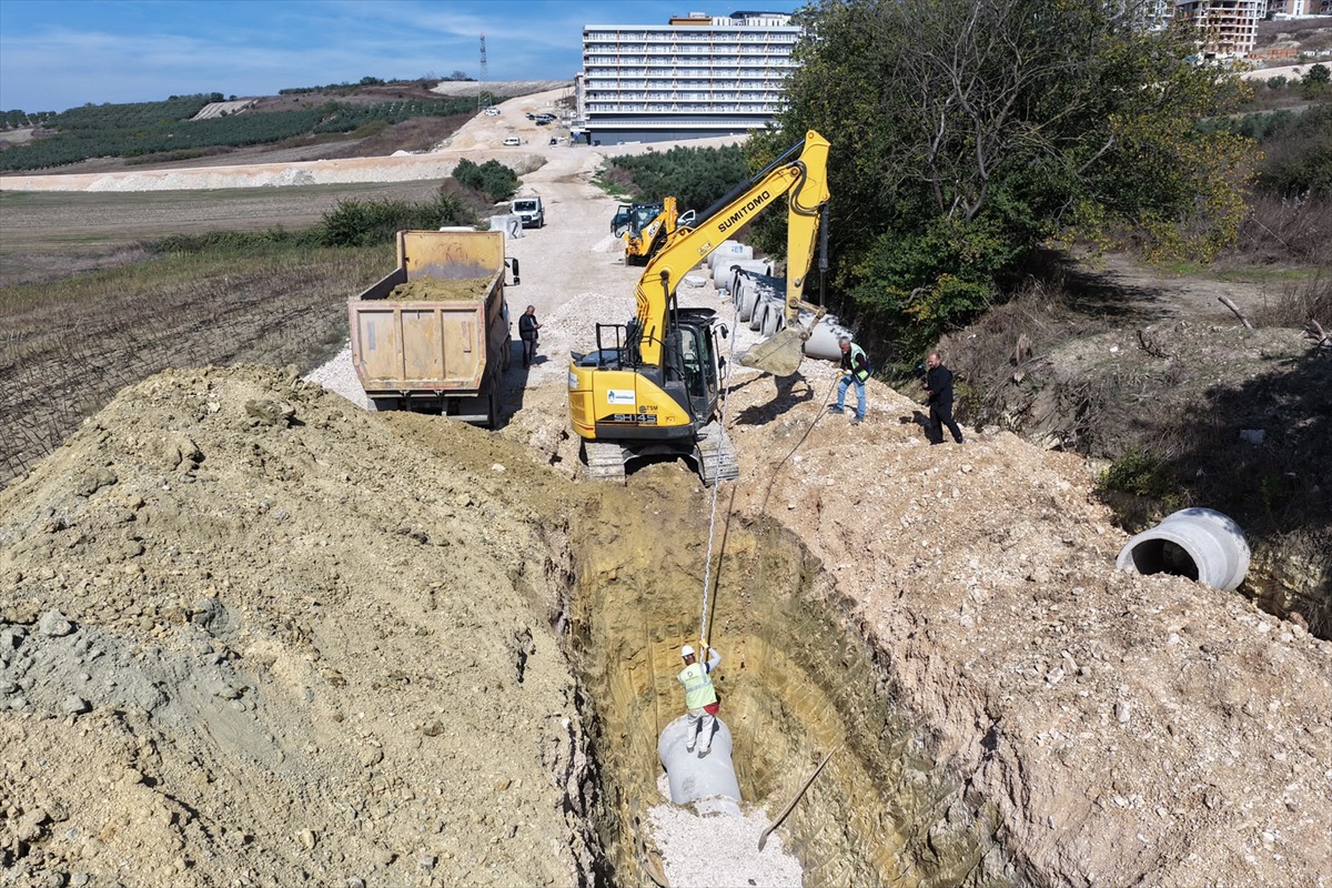Bursa Büyükşehir Belediyesi, Görükle'de 2 kilometrelik altyapı imalatına başladı