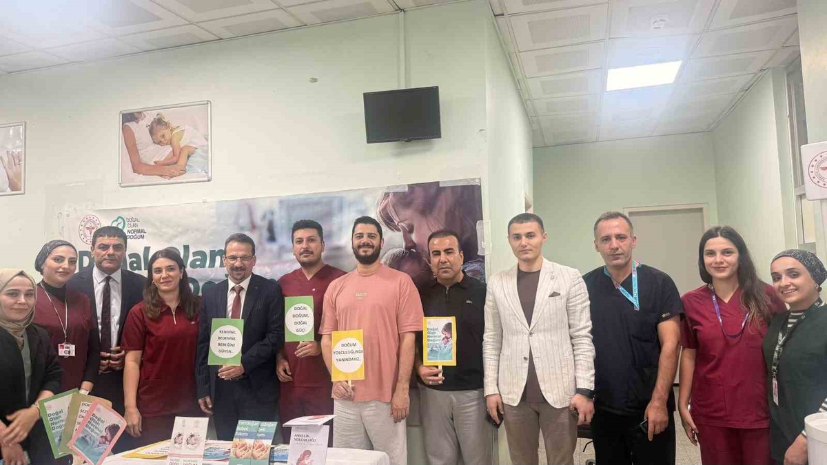 Cizre Devlet Hastanesi, Normal Doğum Haftası'nda anne adaylarını bilgilendirdi