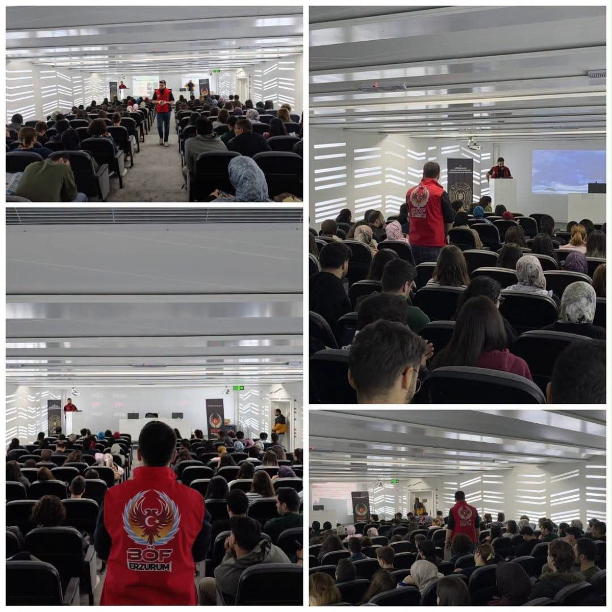 Erzurum'da Atatürk Üniversitesi'nde öğrencilere terörle mücadele sunumu yapıldı