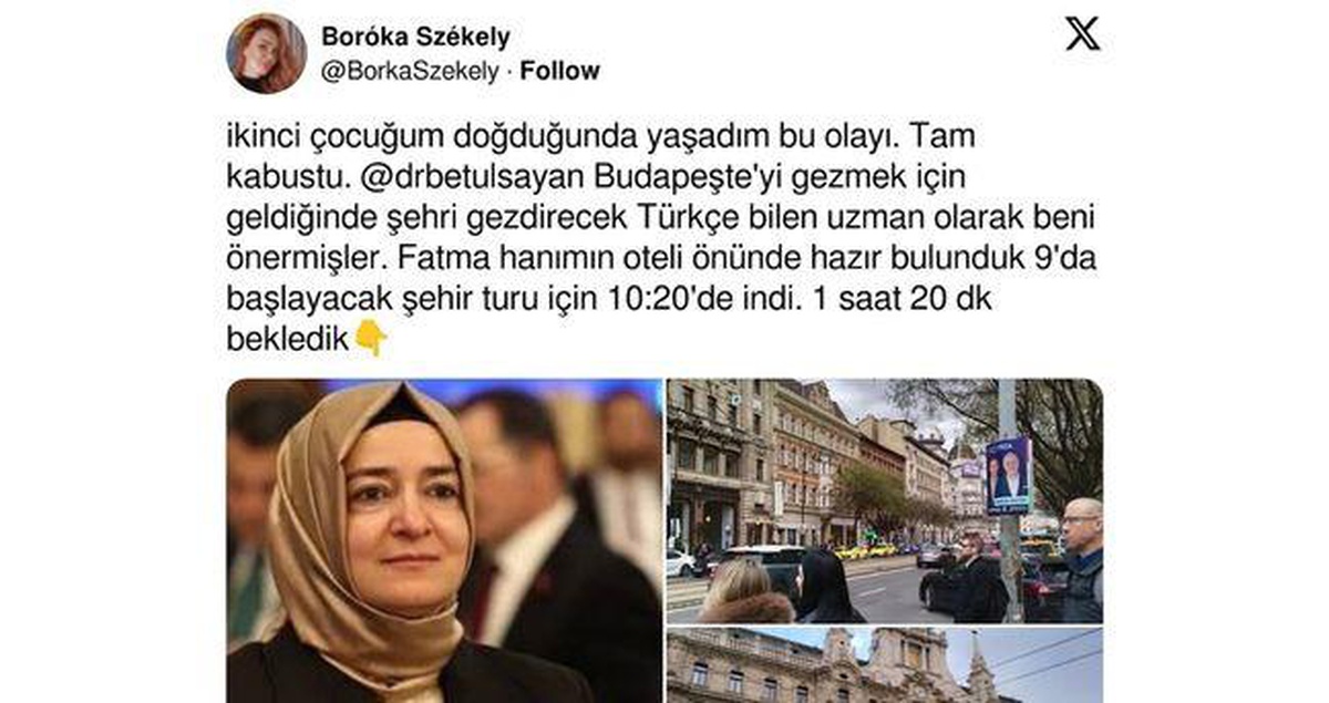 Fatma Betül Sayan Kaya Budapeşte olayı nedir? Fatma Betül Sayan Kaya Budapeşte'de ne yaptı, Boróka Székely ne anlattı?