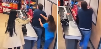 Gaziantep'te zincir markette kadın kasiyere dehşeti yaşattı