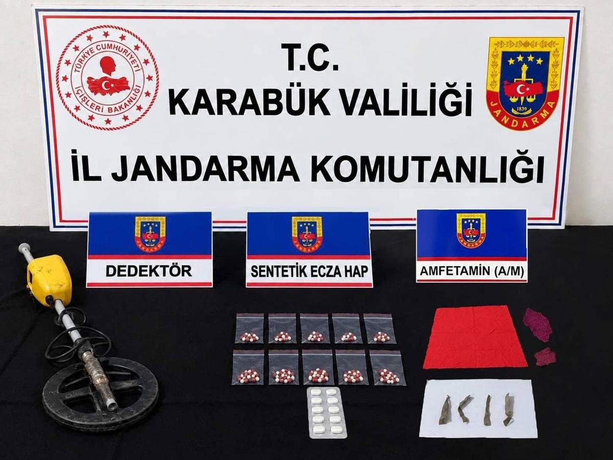 Karabük'te 5 operasyonda 100 sentetik hap ele geçirildi, 10 şüpheli sevk edildi