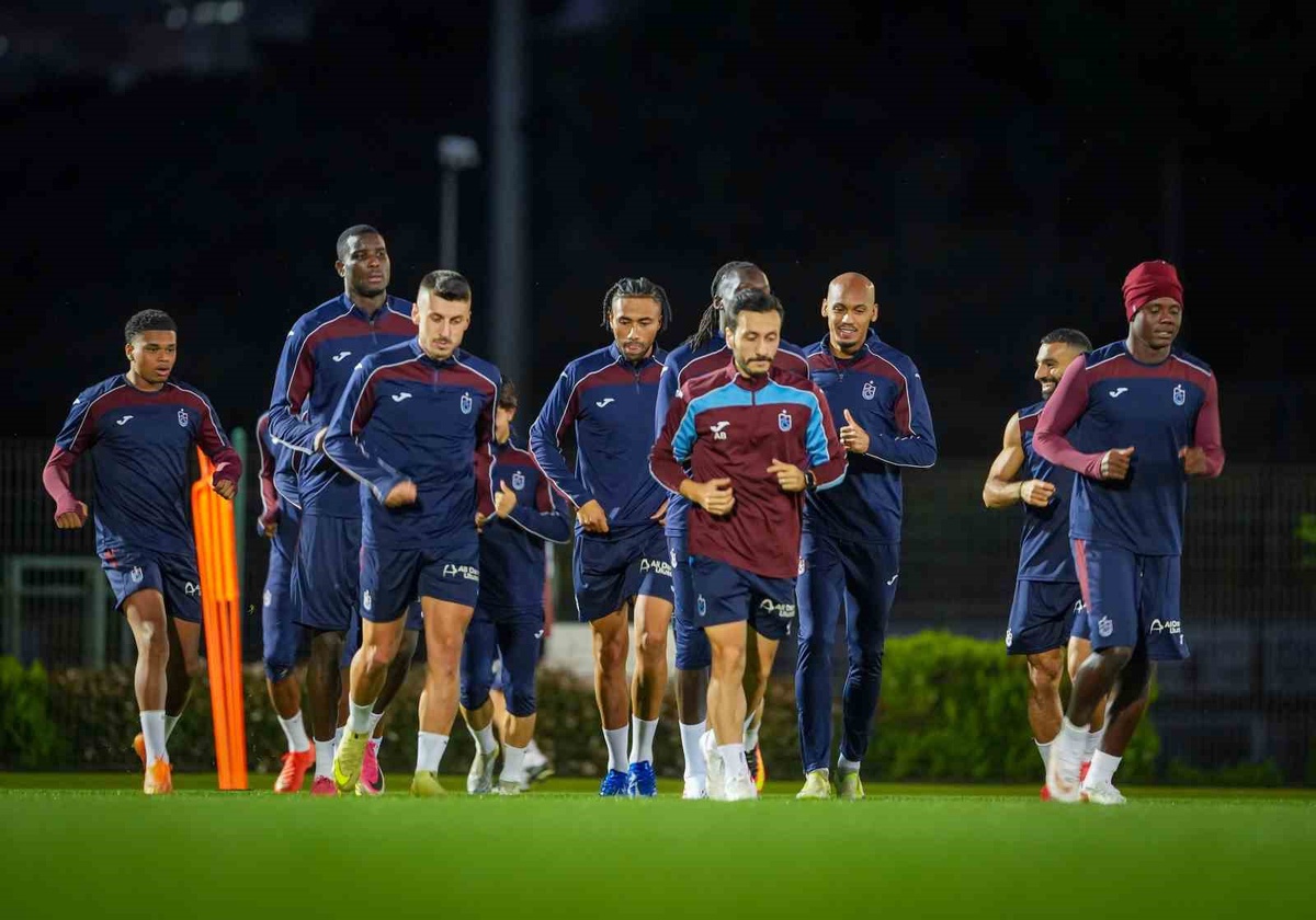 Trabzonspor, Samsunspor maçının hazırlıklarını Thomas Reis yönetiminde sürdürdü