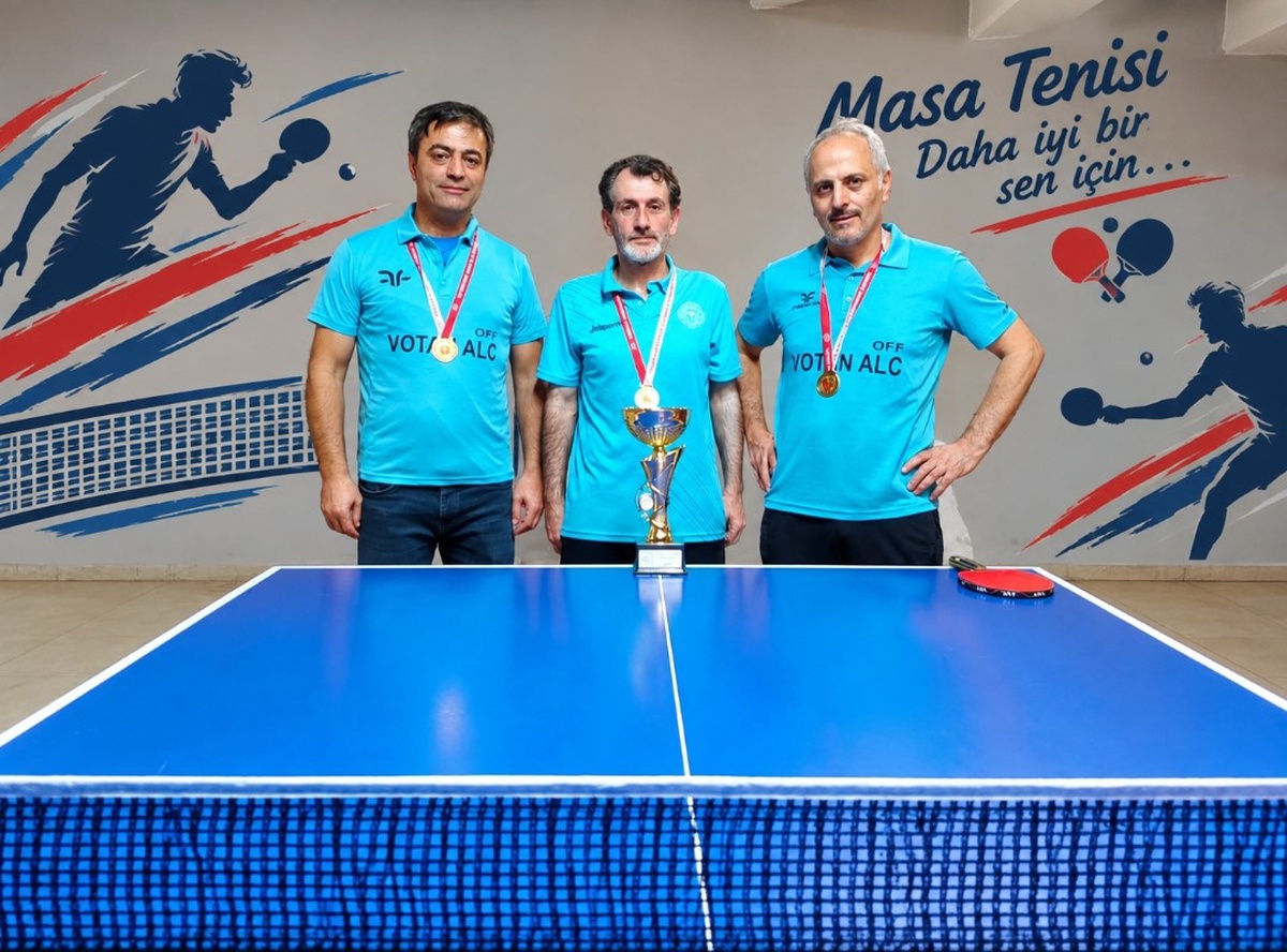 4. Kamu Spor Oyunları'nda masa tenisi şampiyonu Erzurum İl Sağlık Müdürlüğü oldu