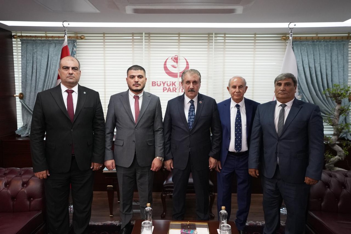 BBP Genel Başkanı Destici, Halep Milletvekili Mehid İsa ve Türkmen heyetini ağırladı