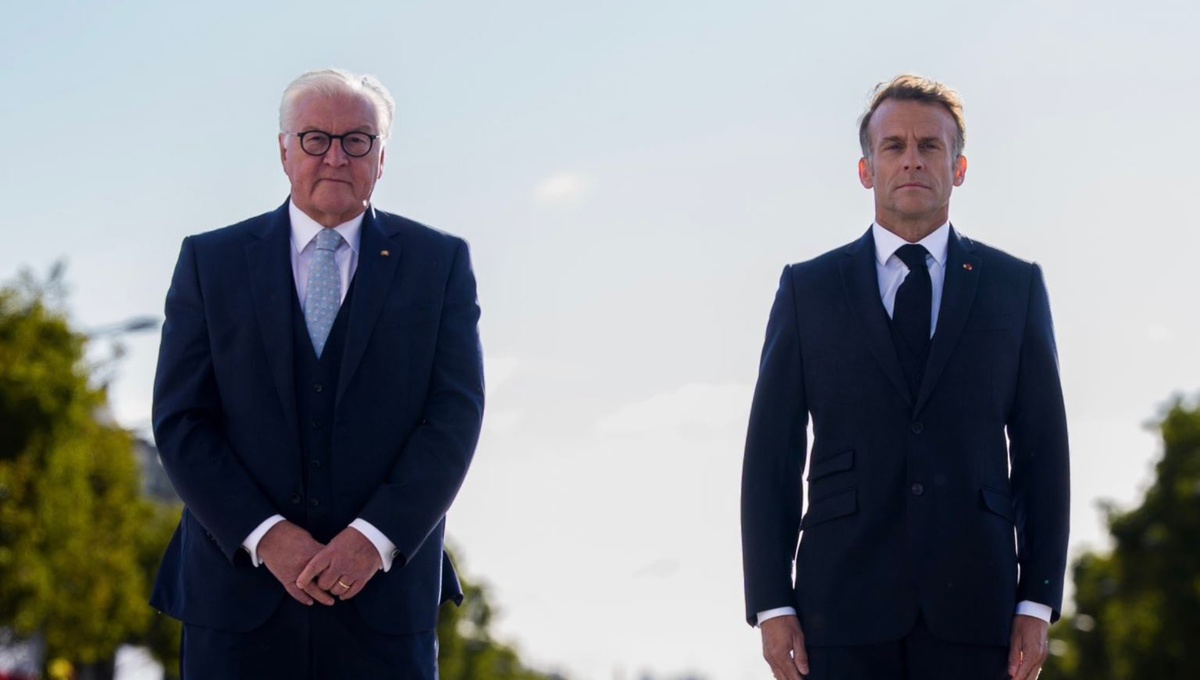 Fransa Cumhurbaşkanı Macron, Almanya Cumhurbaşkanı Steinmeier'i ağırladı