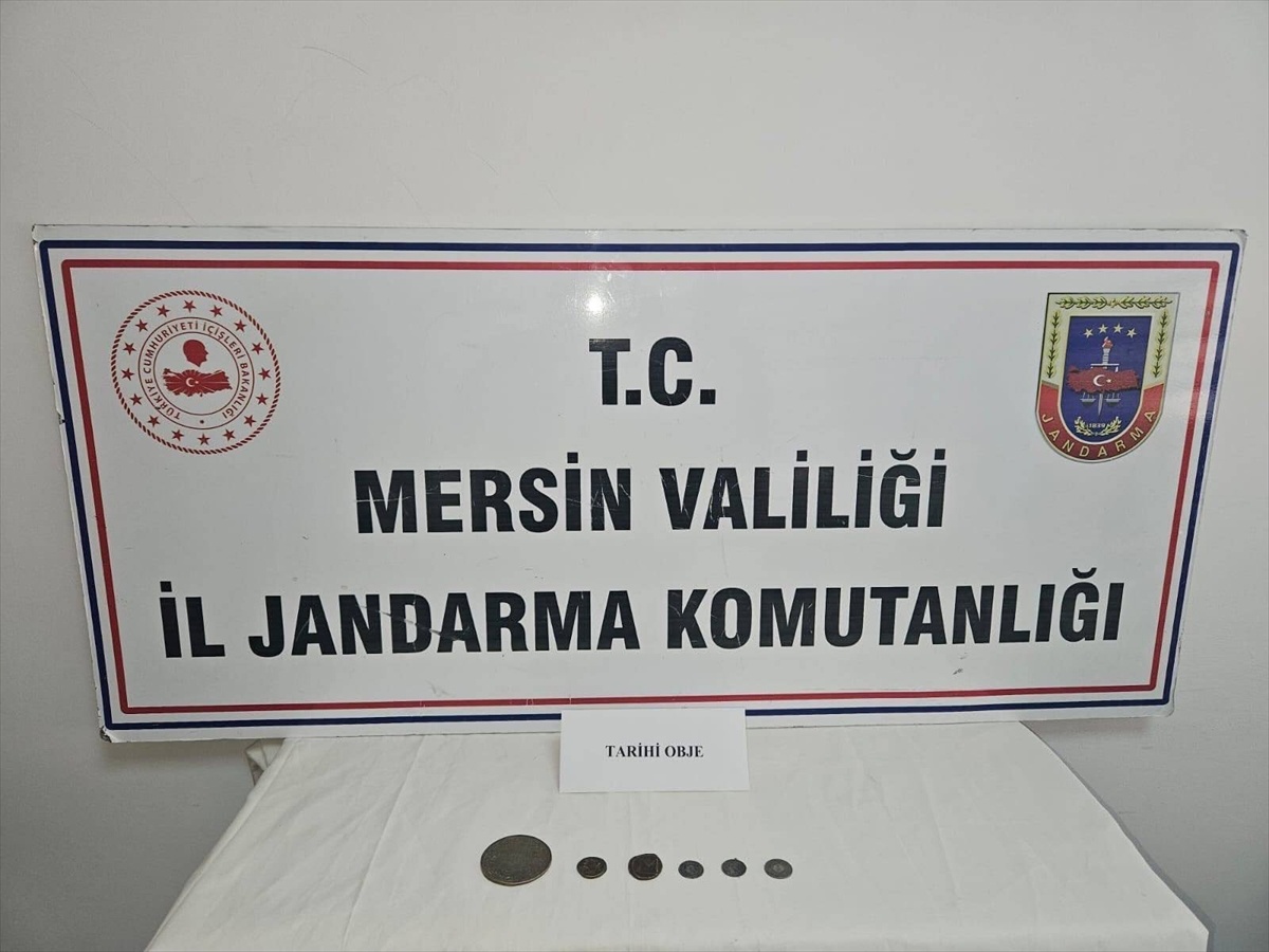 Mersin Anamur'da tarihi eser satmaya çalışan şüpheli yakalandı, 6 obje ele geçirildi
