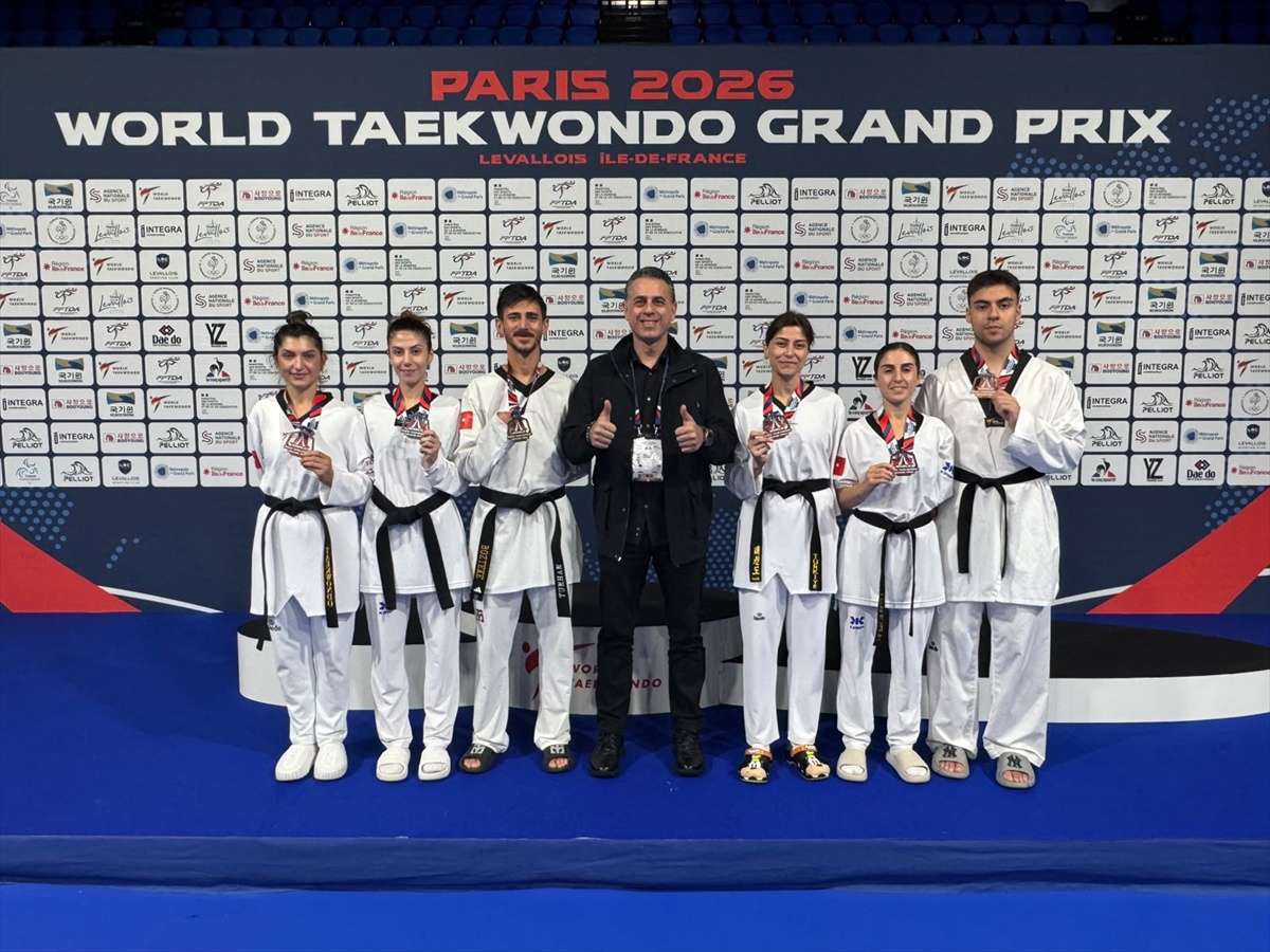 Milli para tekvandocular Paris'teki Grand Prix'de 6 madalya kazandı
