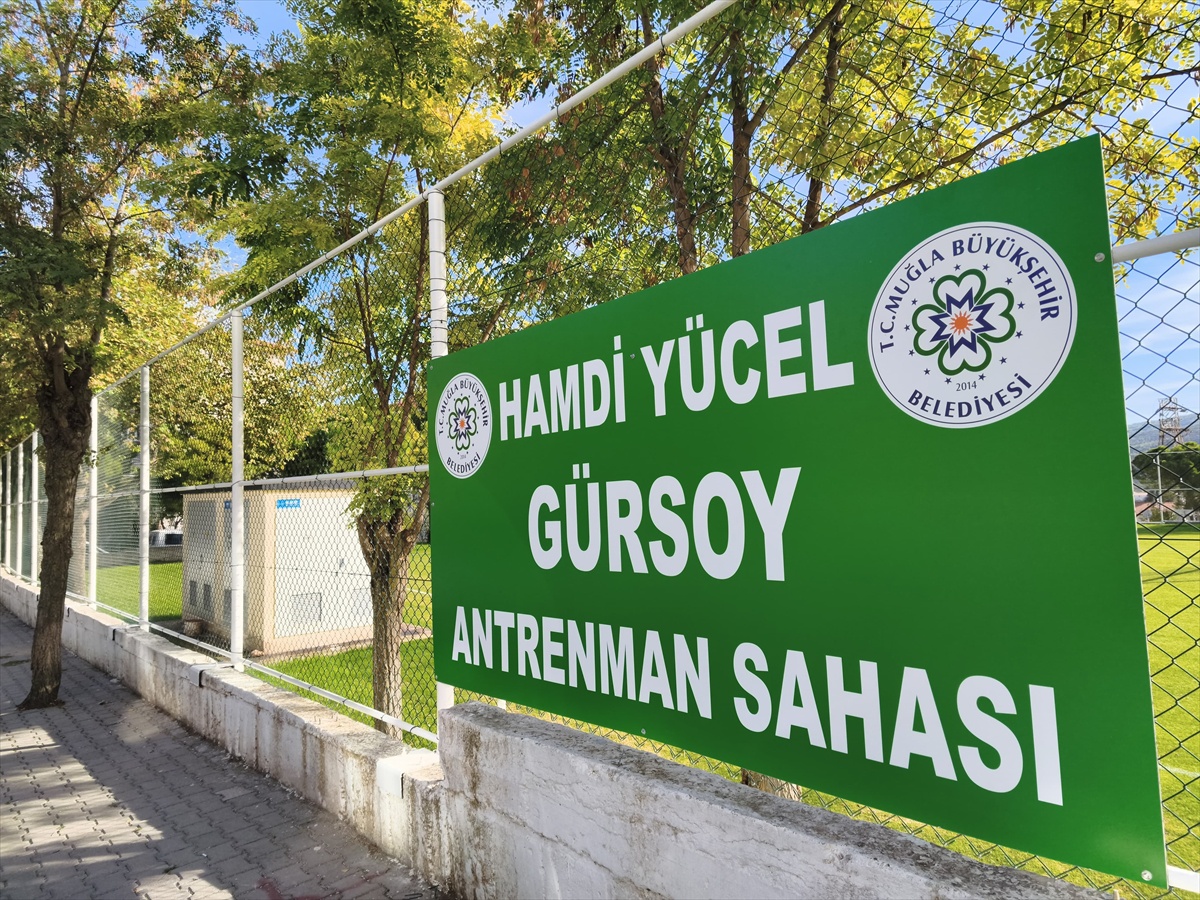 Muğlaspor, eski başkanı Hamdi Yücel Gürsoy'un adını antrenman sahasına verdi